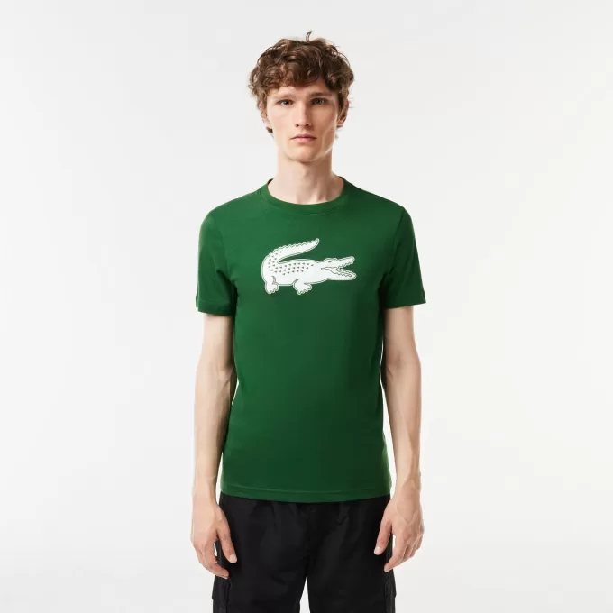 Herre Lacoste SPORT 3D Print Crocodile åndbar T-shirt