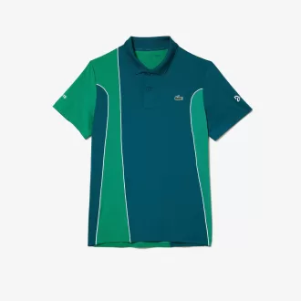 Herre Lacoste SPORT x Novak Djokovic Regular Fit Colour-Block Polo