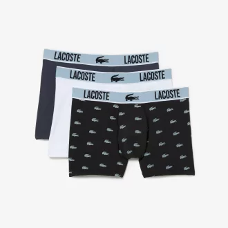 Herre Lacoste genbrugspolyester jersey Trunk Three-Pack