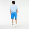 Herre Slim Fit Bermuda-shorts i stretch-bomuld