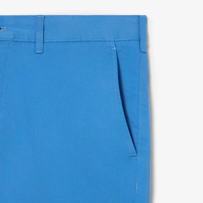 Herre Slim Fit Bermuda-shorts i stretch-bomuld