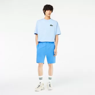 Herre Slim Fit Bermuda-shorts i stretch-bomuld
