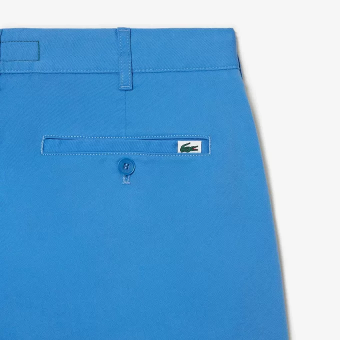 Herre Slim Fit Bermuda-shorts i stretch-bomuld