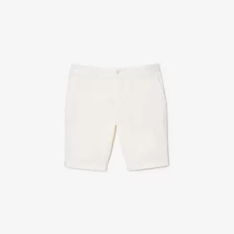 Herre Slim Fit Bermuda-shorts i stretch-bomuld