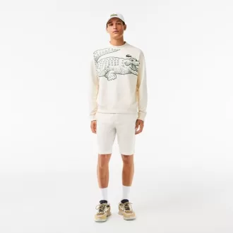 Herre Slim Fit Bermuda-shorts i stretch-bomuld