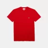Herre T-shirt i bomuld med rund hals