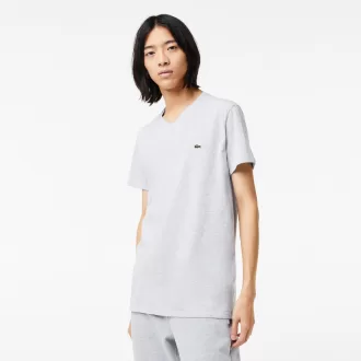 Herre V-hals Pima Cotton Jersey T-shirt