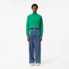 Højtaljede jeans med brede ben og stretch-denim