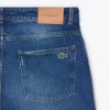 Indigo jeans med 5 lommer i lige snit