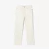 Indigo jeans med 5 lommer i lige snit