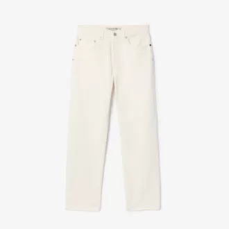 Indigo jeans med 5 lommer i lige snit