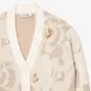 Jacquard Intarsia blomstercardigan