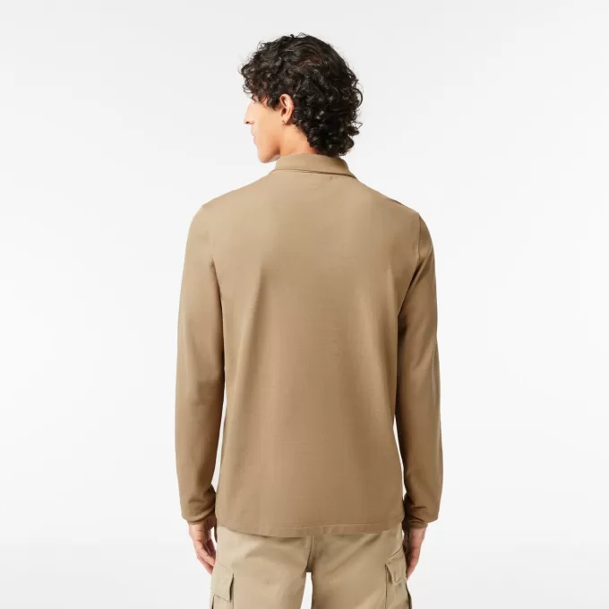 Klassisk pasform langærmet L.12.12 poloshirt