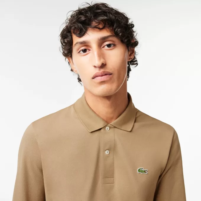Klassisk pasform langærmet L.12.12 poloshirt