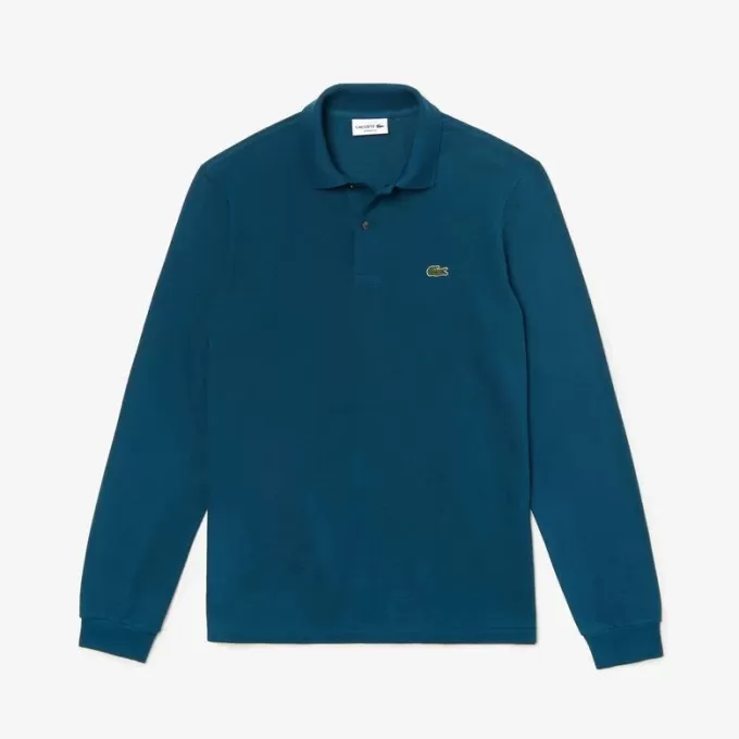 Klassisk pasform langærmet L.12.12 poloshirt
