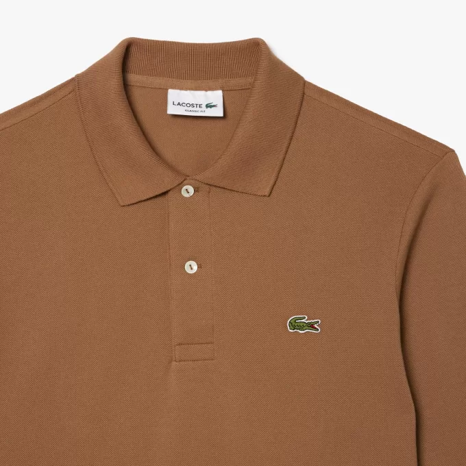 Klassisk pasform langærmet L.12.12 poloshirt