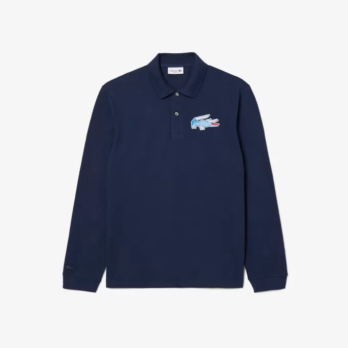 Klassisk pasform langærmet L.12.12 poloshirt