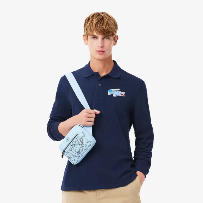 Klassisk pasform langærmet L.12.12 poloshirt
