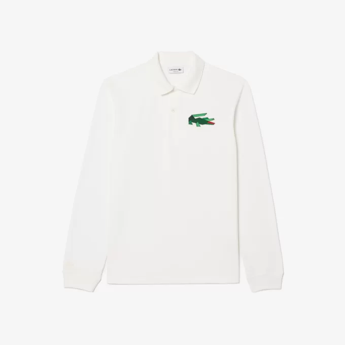 Klassisk pasform langærmet L.12.12 poloshirt