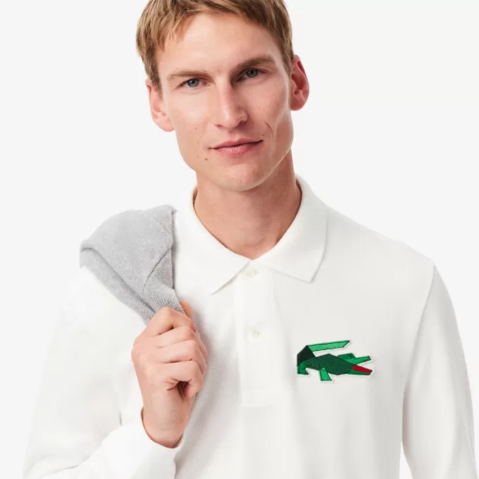 Klassisk pasform langærmet L.12.12 poloshirt