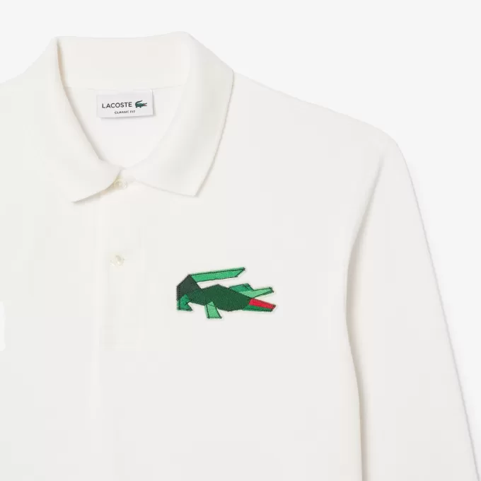 Klassisk pasform langærmet L.12.12 poloshirt