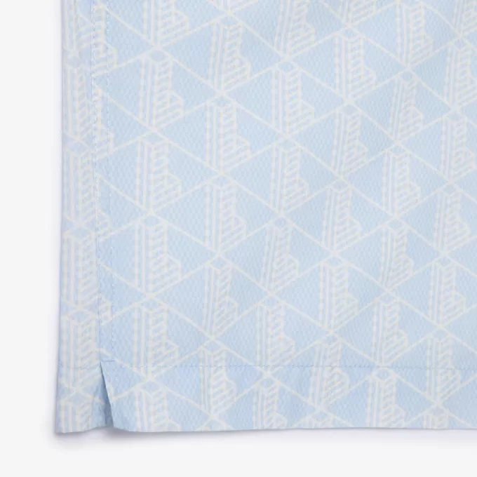 Kortærmet skjorte med monogramtryk