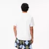 Kraftig T-shirt med Argyle print i bomuld