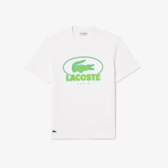 Kraftig grafisk T-shirt i bomuld
