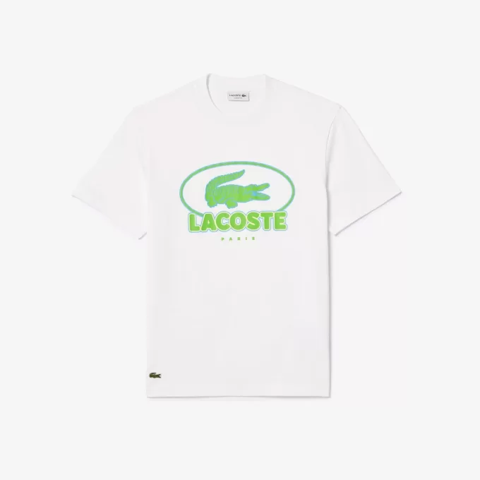 Kraftig grafisk T-shirt i bomuld