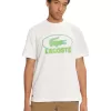 Kraftig grafisk T-shirt i bomuld