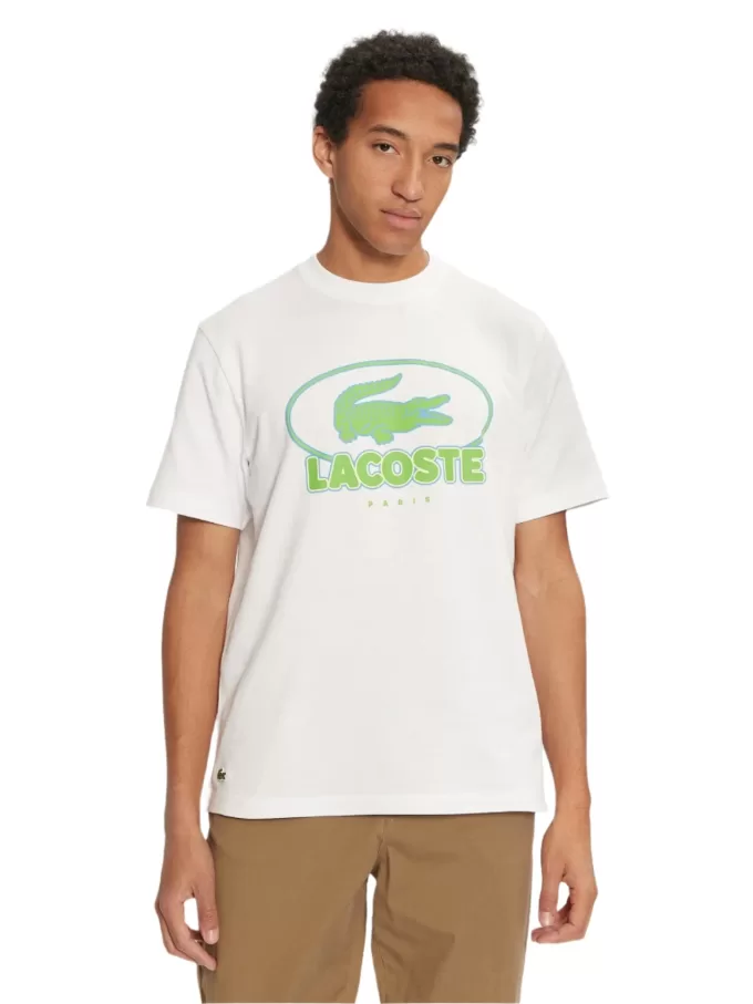 Kraftig grafisk T-shirt i bomuld