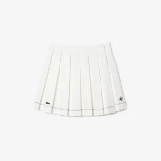 Kvinder S Lacoste Sport Roland Garros Edition plisseret nederdel