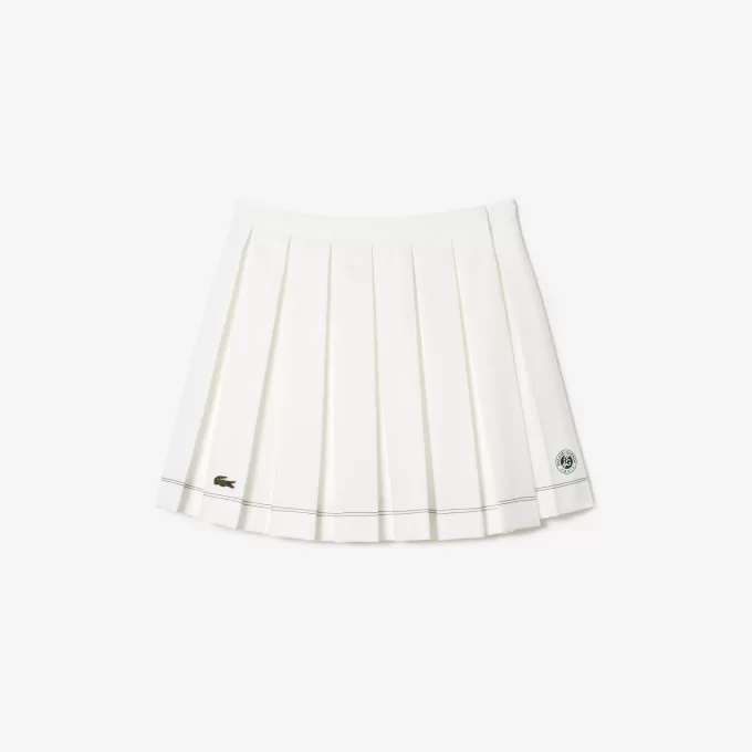 Kvinder S Lacoste Sport Roland Garros Edition plisseret nederdel