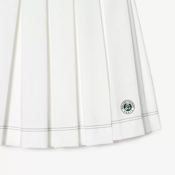 Kvinder S Lacoste Sport Roland Garros Edition plisseret nederdel
