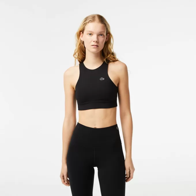 Kvinders Lacoste Quick-Dry Genanvendt Polyamid Stretch BH