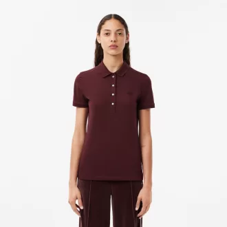 L.12.D Slim Fit Stretch Mini Piqué Polo Shirt
