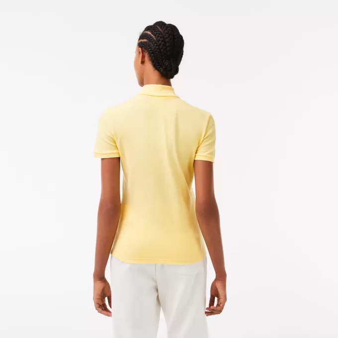 L.12.D Slim Fit Stretch Mini Piqué Polo Shirt
