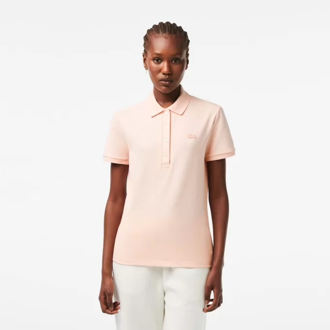 L.12.D Slim Fit Stretch Mini Piqué Polo Shirt