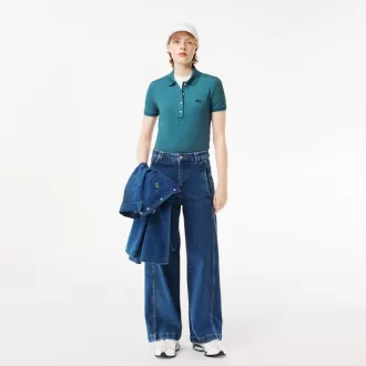 L.12.D Slim Fit Stretch Mini Pique Polo Shirt Pf5462