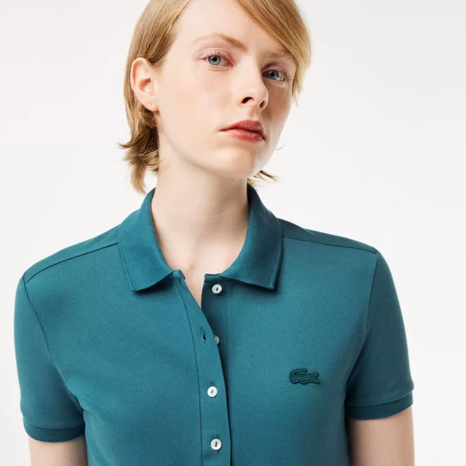 L.12.D Slim Fit Stretch Mini Pique Polo Shirt Pf5462