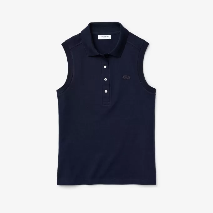 L.12.D Slim Fit ærmeløs poloshirt