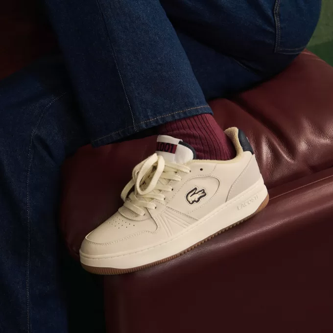 L001 mellem læder sneakers til mænd