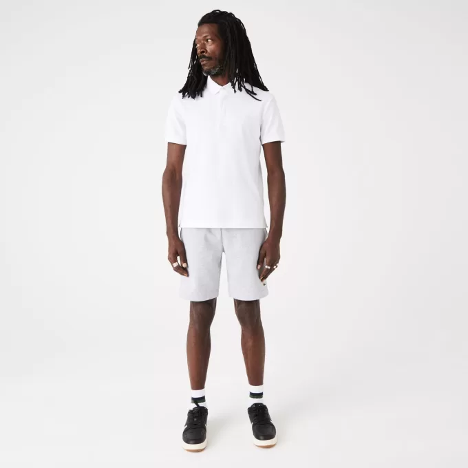 Lacoste Joggershorts i økologisk børstet bomuld til mænd