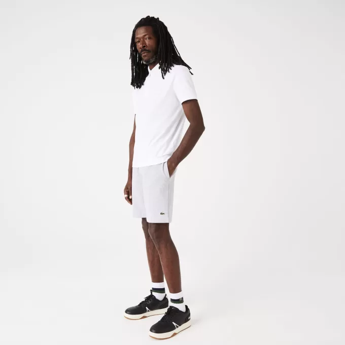Lacoste Joggershorts i økologisk børstet bomuld til mænd