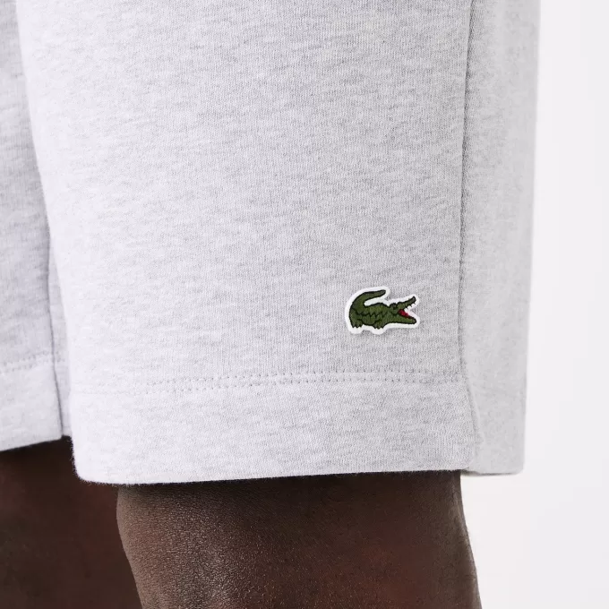 Lacoste Joggershorts i økologisk børstet bomuld til mænd