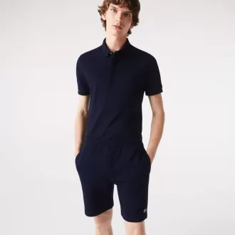 Lacoste Joggershorts i økologisk børstet bomuld til mænd