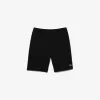 Lacoste Joggershorts i økologisk børstet bomuld til mænd