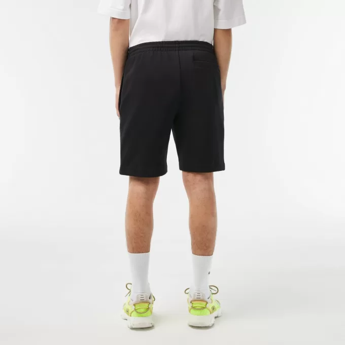 Lacoste Joggershorts i økologisk børstet bomuld til mænd