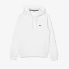 Lacoste Kangaroo Pocket Fleece-hættetrøje med lynlås til mænd