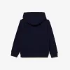 Lacoste Kangaroo Pocket Sweatshirt med hætte og lynlås til børn